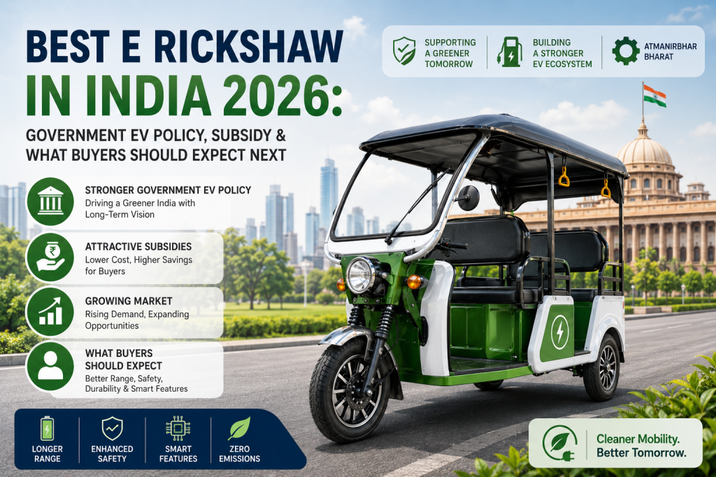 Best E Rickshaw in India