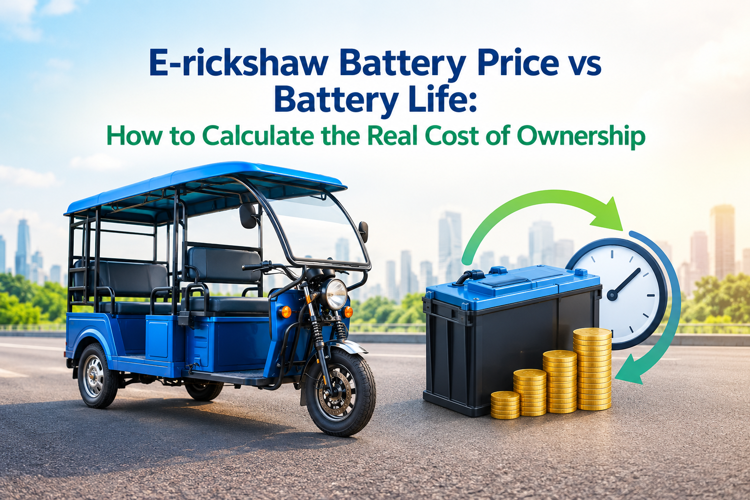 E Rickshaw Battery Price​